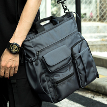 New messenger bag mens backpack handbag canvas shoulder bag mens bag computer bag multifunctional business briefcase