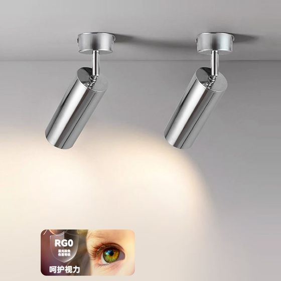 Hot-selling LED silver screen-mounted track light spotlight electroplating full spectrum anti-glare household clothing store chrome guide rail
Hot-selling LED silver screen-mounted track light spotlight electroplating full spectrum anti-glare household clothing store chrome guide rail