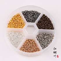 diy ornament accessories 2MM positioning beaded bracelet necklace material fixed bead styled bead string bead positioning buckle 100