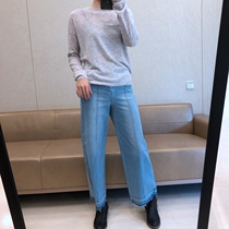 USA Vin **Wool Cashmere Blend Style Long Sleeve Knitted Sweater Women 2019 Autumn Winter