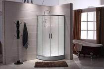 Arched Monchery Easy shower room tempered glass bath room overall bathroom moving door partition bath bathroom