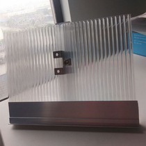 U-shaped lock buckle plate U-shaped lock buckle sunny board transparent lighting sky screen polycarbonate multi-layer lock structure