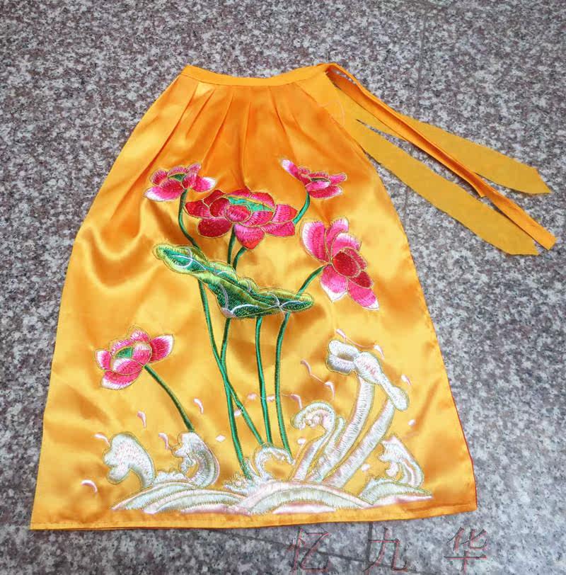 佛教用品绣品批发 50公分菩萨莲花荷花披风 佛衣神像衣龙袍批发