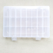 24-compartment detachable transparent DIY accessories material plastic storage box multifunctional storage box