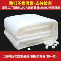 Fake one penalty ten mulberry silk air conditioning quilted by Zhengtong Tongxiang Twin Palace Silk Quilt 100% Pure Handmade Silk Summer Cool Quilt