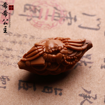 Pure Artisanal Olive Nuclear Crab Single Seed Olive Hu Nuclear Sculpture for men and women Play Pendant Pendant Single Mononucleosis