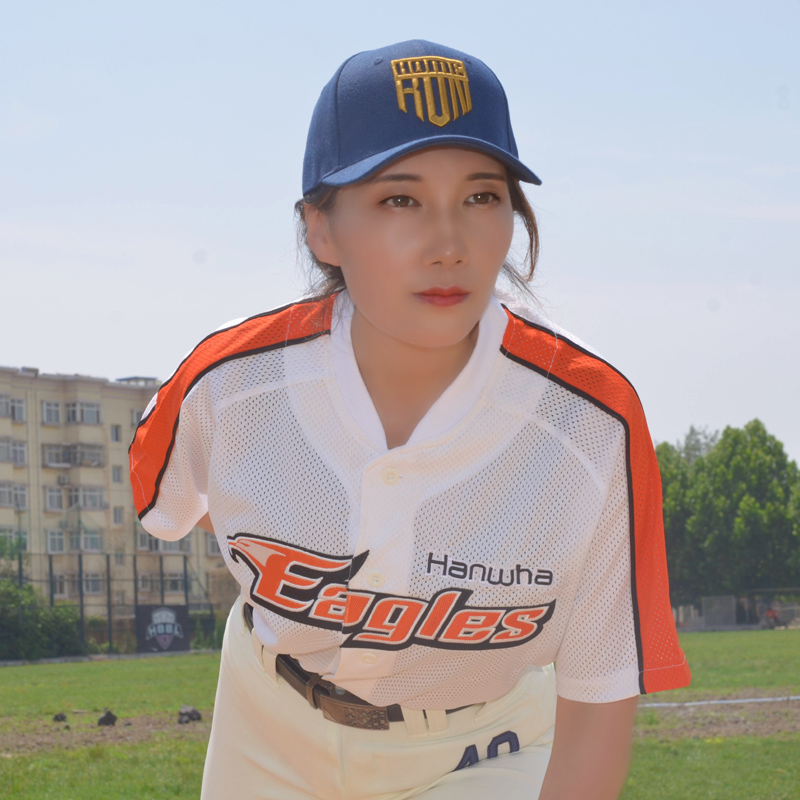 KBO Korea NEPOS Career Team Hanwha Eagles fan baseball uniform half sleeve cardiovert blouse for men's women's money-Taobao