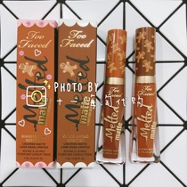 Spot Christmas limited too faced gingerbread gingerbread man lip glaze set man girl