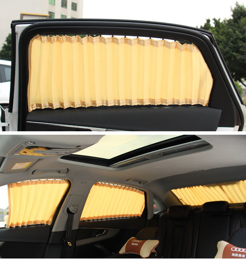 Suitable for Honda Odyssey ODYSSEY car curtain sunshade heat insulation car track side private blackout curtain