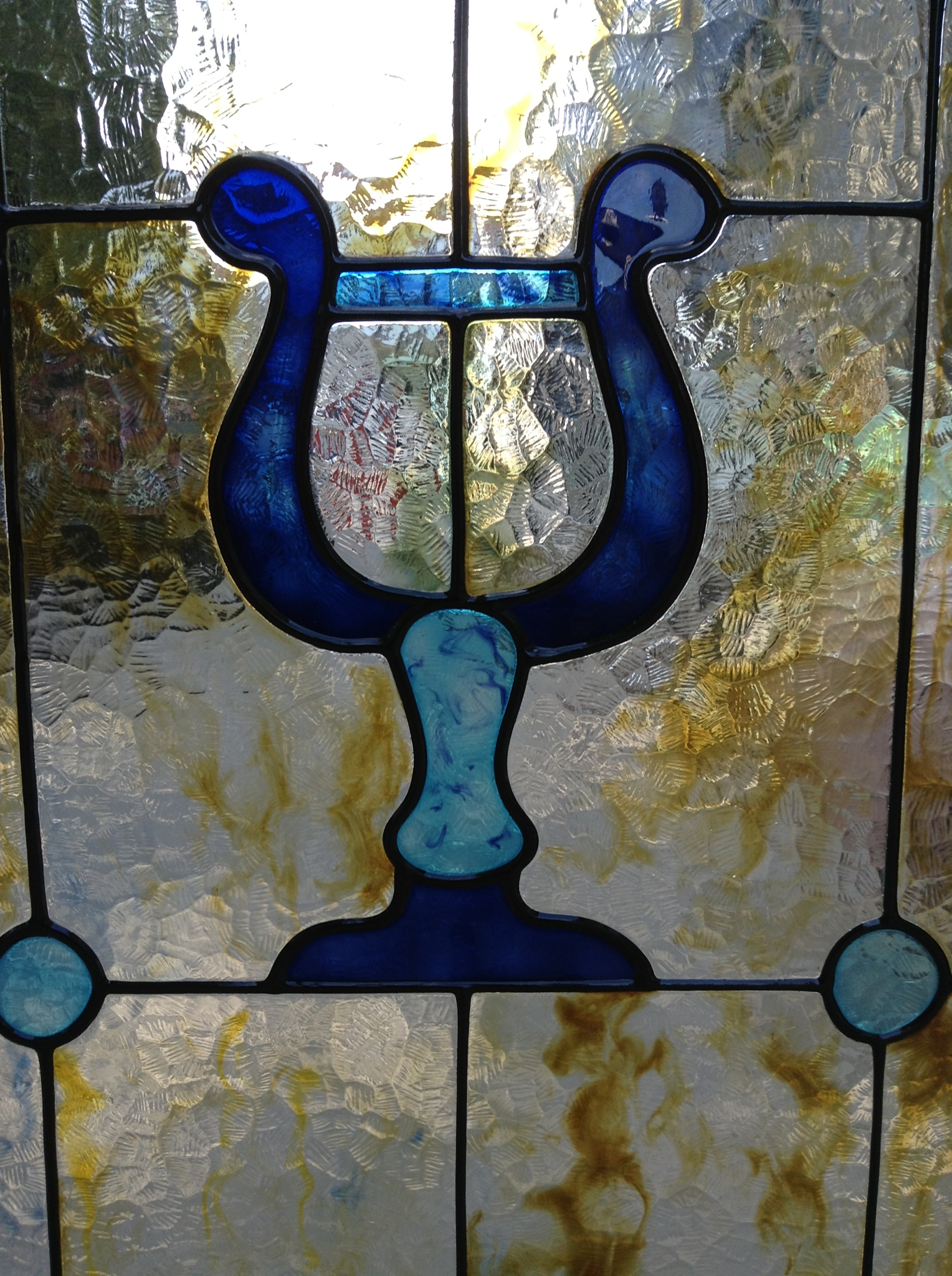 博恒 专业定制艺术玻璃隔断墙 玄关 彩色门窗玻璃 蒂凡尼教堂玻璃