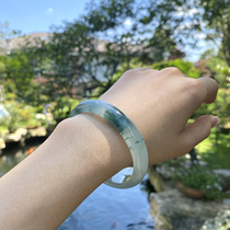 (Small floating flower B4) Imperial Concubine 55mm small circle mouth small bracelet Jade front circle 53 Belt