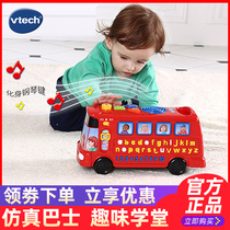 VTech Childrens Educational Early Learning Toys 26 Alphabet Learning Early Learning Machine Toy Car Letter Bus 1-3 Years Old
