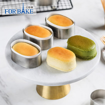 Method Bakery Stainless Steel Semi-Cooked Cheese Mold Oval 3 light cheese Cheese Cake Mold Mousse Ring Chomoto