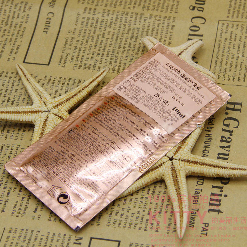 卡诗黛丝逸柔护发素10ml 袋装 持续抵抗毛躁秀发柔顺 顺滑质感!