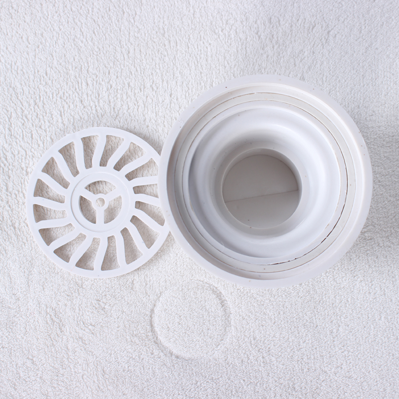 塑料防臭地漏卫生间地漏pvc圆形地漏50工程专用地漏防虫地漏