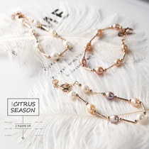 Give your beauty extra points to enhance your temperament 7~8mm freshwater pearl bracelet for women