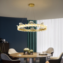 Bedroom lights Nordic new ins girl childrens room lights Princess net red light luxury living room crown crystal chandelier