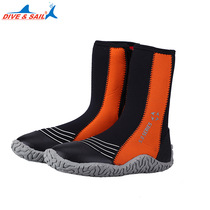 Professional 5MM high-tie diving shoes for men and women rafting surfing non-slip warm traceability shoes snorkeling flippers equipment