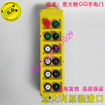 12-hole double-row Italian GG flashlight door crane hand-operated waterproof button box supports customized PLB12K