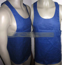 Flax ship crew Special vest summer mens vest sweat-absorbing antibacterial low static electricity and radiation protection)