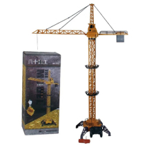 Tower crane electric remote control wireless boy tower crane engineering car Neutral crane Male and female childrens toy model