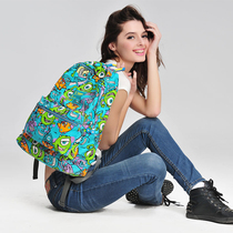 Cartoon student school bag starry sky school bag backpack multi-compartment large-capacity water repellent primary and secondary school students junior high school students