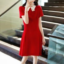 Sandro Svpr low-key Park glossy and luxurious ~ The retro red one becomes the trendy essence of white overpass red