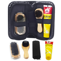 Shoe Polish Shoe Brush Suit Shoes Oil Black Shoes Oil Colorless Shoes Oil Swine Hairbrush Shoe Plush Gift Combine