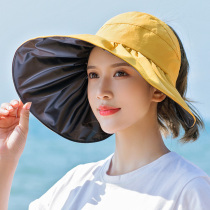 Cap children Summer and Korean version out of the sun hat Anti-UV Foldable Airtop sun hat Outdoor sunscreen beach hat