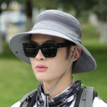 Hat mens summer fisherman hat outdoor out for mens summer sun hat bike fishing sunscreen folding sun hat
