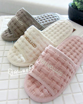 New 5 fold Aika love home Korean simple letter solid color home shoes home appliances slippers