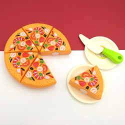 Children's play house simulation vegetable and fruit steamer pizza toy kindergarten teaching aids