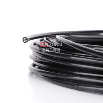 Fitness equipment steel wire rope high strength steel wire rope black plastic coated wire rope 7*19 wear-resistant 5MM 6MM