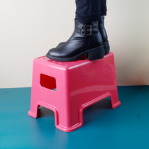 Direct sale home economical plastic thick non-slip stool fashion low stool middle stool wash foot shoe stool small bench