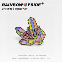 RainbowPride Pride Month Brooch LGBTQ Original Design pin Japanese Couple Brooch ins Gay