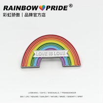 RainbowPride Pride Month LOVEisLOVE Alloy Original Design Gay Medal LES Gay Badge