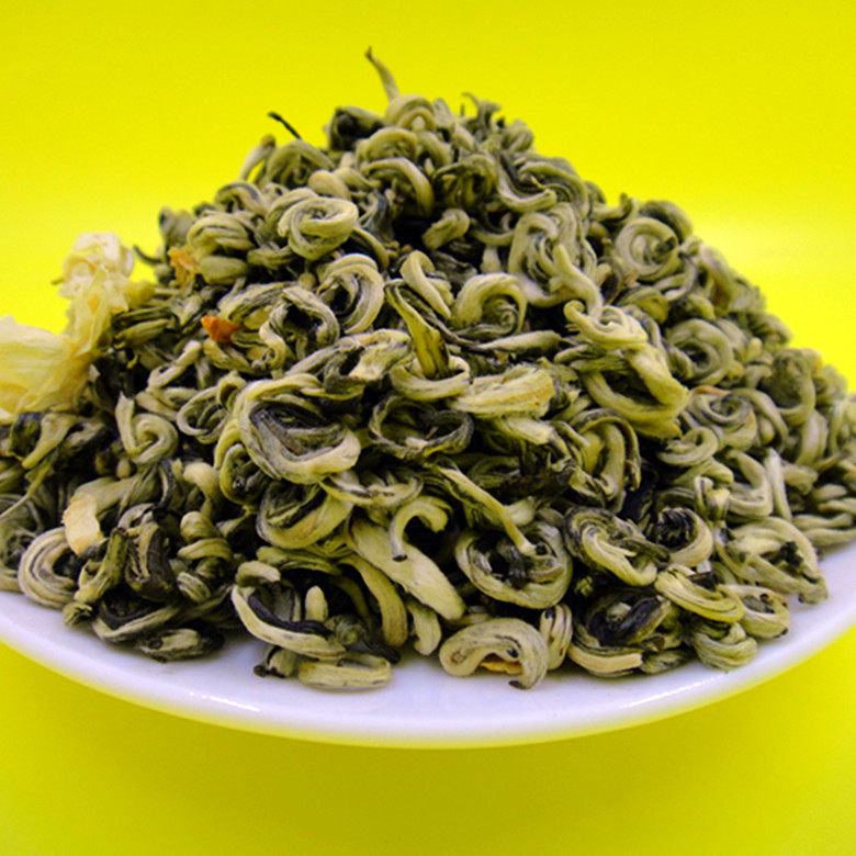 2017新茶佳品玉螺王清香型茉莉花茶特级茶叶茉莉芽王250g罐包邮_7折