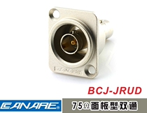 Canaime CANARE BCJ-JRUD 75 Ohm BNC Q9 dual-pass panel mount socket