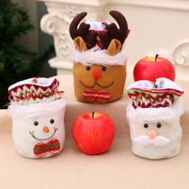 Christmas decorations Christmas gift bag candy bag safe fruit bag cartoon Santa Claus plush gift