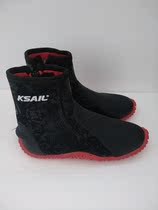 KSAIL river tracing shoes dive into the water new black wear-resistant neutral non-slip warm shoes children sailing shoes