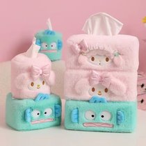 Cartoon Melody Clownfish Tissue Paper Tissue Set Roll Paper Tissue Set Home Living Room Car Tissue Box Plush