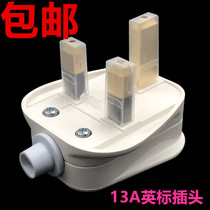 13A Inform plug belt opens Hong Kong Macau Yinggui port style with insurance tube plug with wiring assembly Insign