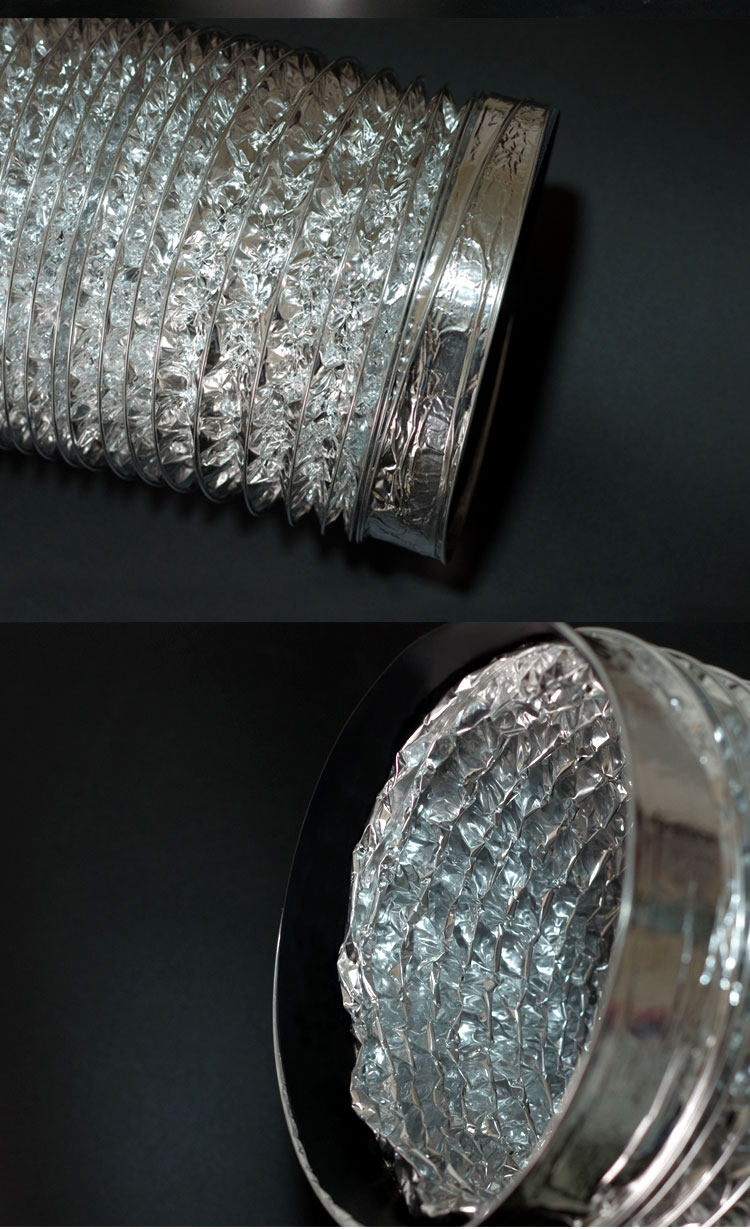 厨房抽油烟机排烟管 铝箔烟管吸油烟伸缩排烟管道 油烟机配件包邮