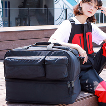 sXnXoXw snowboard backpack double board snow shoe bag helmet bag large capacity dry and wet separation 60L