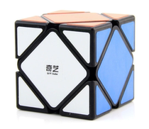 Departure oblique rotation solid color frosted surface sticker-free special-shaped magic cube oblique rotation Rubiks cube smooth competition special childrens benefit