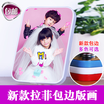 Lamina crystal print studio set-up photo custom wash wedding photo enlarged wall photo Lafite production