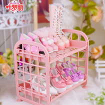 Ye Luoli doll accessories Mini finishing shoe rack Vicki Gift House 60cm universal accessories shoe storage rack