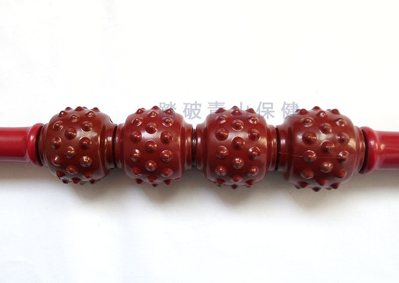 授权神奇五通磁疗棒按摩棒经络棒瑜伽滚轮全身按摩器背部穴位棒