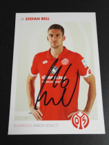 Bell Germany Frankfurt Mainz Official Autographed Card