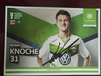 Official autograph card from Wolfsburg Knocht
